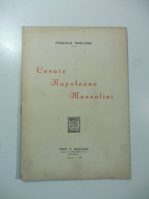 Cesare Napoleone Mussolini